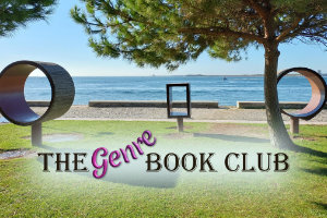 A park in front of the sea. The Genre book club.